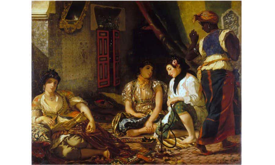 Eugene Delacroix Les femmes d Alger dans leur appartement 1834 orientalimse